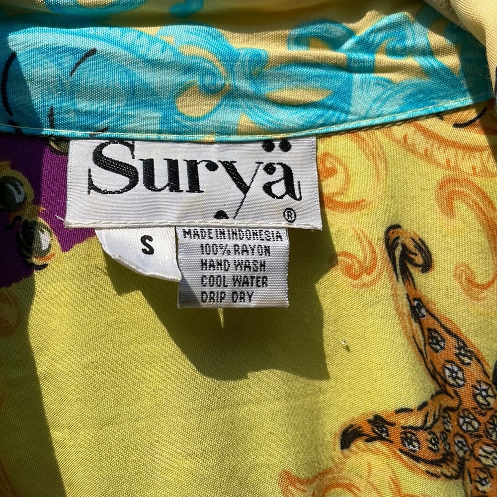 Tie-front summery embellished top from Surya, size S - Picture 2 of 5